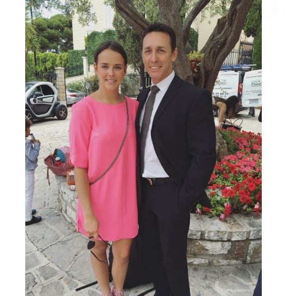 Pauline Ducruet et son père Daniel en juin 2016, photo Instagram