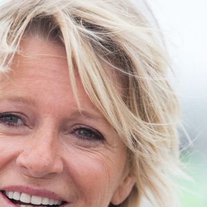 Sophie Davant - Le Secours populaire "Journée des oubliés des vacances" emmène 5.000 enfants franciliens sur les plages chics de Deauville, en Normandie, France, le 23 août, réservée pour l'occasion avec l'accord de la municipalité. © Tiziano de Silva/Bestimage