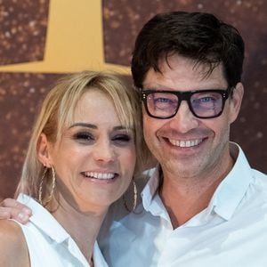 Élodie Gossuin et Bertrand Lacherie assistent à la projection spéciale parisienne de « Gladiator II » au Pathé Palace à Paris, en France, le 10 novembre 2024. Photo : Aurore Maréchal/ABACAPRESS.COM