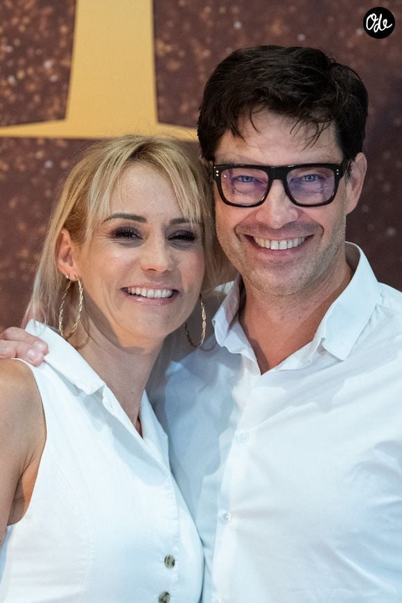 Élodie Gossuin et Bertrand Lacherie assistent à la projection spéciale parisienne de « Gladiator II » au Pathé Palace à Paris, en France, le 10 novembre 2024. Photo : Aurore Maréchal/ABACAPRESS.COM