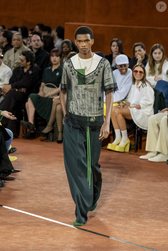 Défilé "Lacoste" Collection Prêt-à-Porter Automne/Hiver 2025-2026" lors de la Fashion Week de Paris (PFW) le 9 mars 2025.