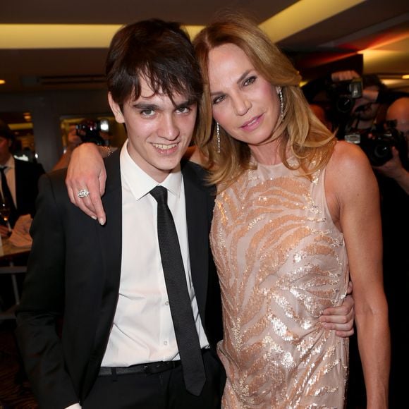 Alain-Fabien Delon et sa mère Rosalie Van Breemen - Soirée pour le lancement du magazine "People" en Allemagne à Berlin le 17 mars 2015 @API / Bestimage