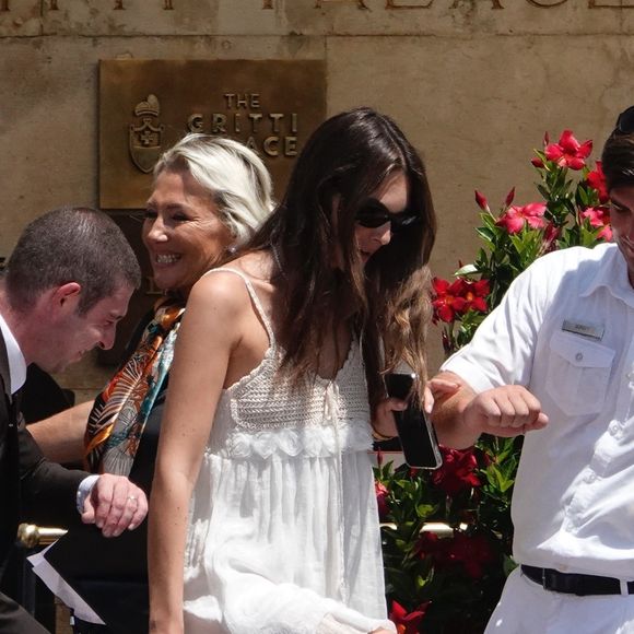 Vittoria Cerreti à Venise pour le mariage de Jeff Bezos, en juillet 2025. Backgrid UK/ Bestimage