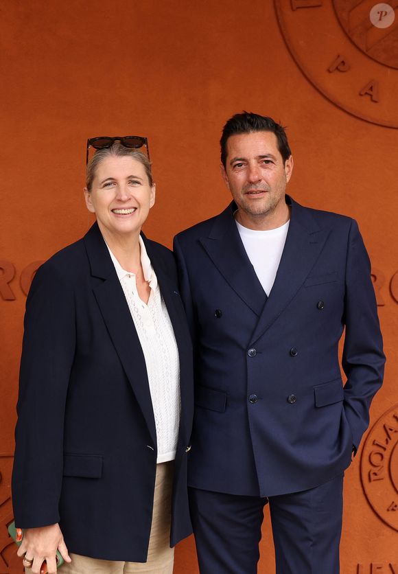 Stéphanie Le Quellec et Christophe Lamolle DG Maisons Le Quellec au village lors des Internationaux de France de Tennis de Roland Garros 2026. Paris, le 3 juin 2026.
© Jacovides-Moreau / Bestimage