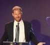 Il soutient cette association dédiée aux enfants malades depuis 17 ans.

Le duc de Sussex prend la parole lors de la cérémonie annuelle des WellChild Awards 2025, qui célèbre les réalisations et la résilience des jeunes gravement malades et de leurs familles, à l'hôtel Royal Lancaster de Londres. © Chown Aaron/PA Photos/ABACA