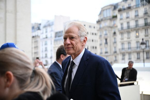 Dominique de Villepin lors de la cérémonie d'intronisation de Robert Badinter, ancien ministre de la Justice, au Panthéon à Paris, France, le 9 octobre 2025.  Photo par Eliot Blondet/ABACAPRESS.COM