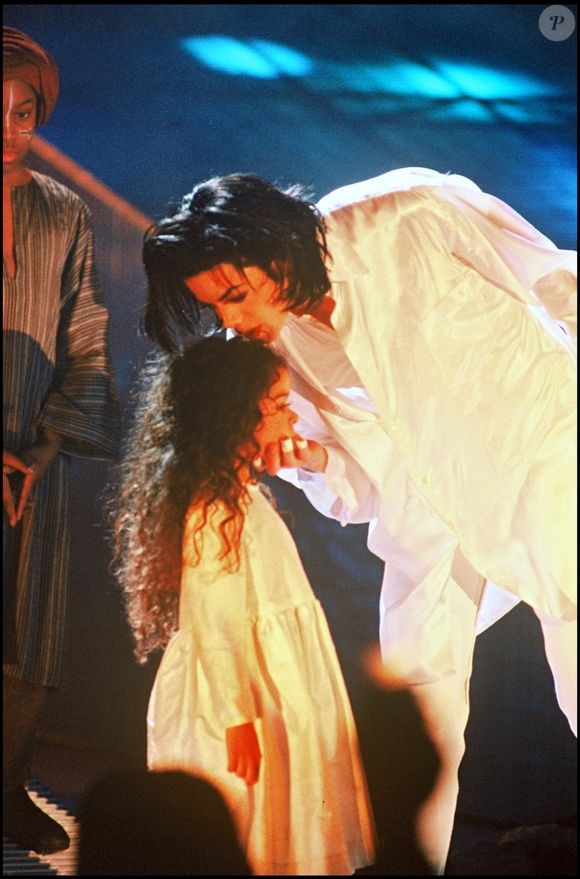 Archives - Michael Jackson lors des Brit Music Awards en 1996. 

©Bestimage