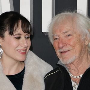 Hugues Aufray avec sa femme Muriel Mégevand - Avant-première du film "Un parfait inconnu" au Grand Rex à Paris le 15 janvier 2025. © Coadic Guirec/Bestimage