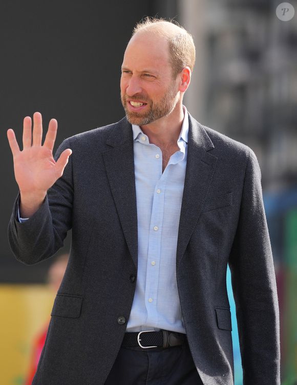 Le prince William, prince de Galles visite l'association caritative MHI à Londres le 6 mars 2025. © Kin Cheung/WPA-Pool/Bestimage