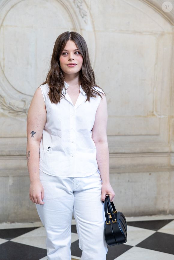 Anna Biolay au photocall du défilé de mode Christian Dior collection Haute Couture Automne/Hiver 2023/24 lors de la Fashion Week de Paris (PFW), à Paris, France, le 3 juillet 2023. © Borde-Rindoff/Bestimage