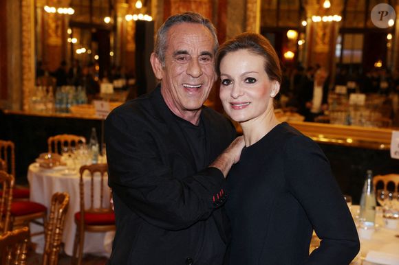 Thierry Ardisson et son épouse Audrey Crespo-Mara célèbrent son 74e anniversaire lors du " Grand prix des Agences de l'année - Dîner des Rois Mages " organisé à l'hôtel InterContinental Opéra le 06 janvier 2023 à Paris, France. Photo by Jerome Dominé/ABACAPRESS.COM