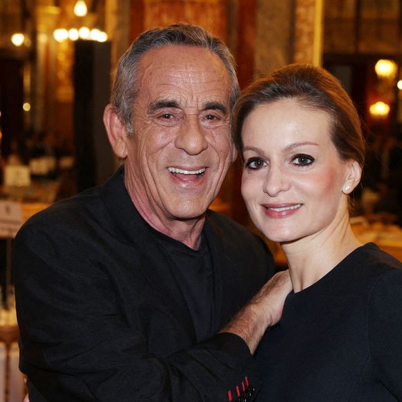 Thierry Ardisson et son épouse Audrey Crespo-Mara célèbrent son 74e anniversaire lors du " Grand prix des Agences de l'année - Dîner des Rois Mages " organisé à l'hôtel InterContinental Opéra le 06 janvier 2023 à Paris, France. Photo by Jerome Dominé/ABACAPRESS.COM