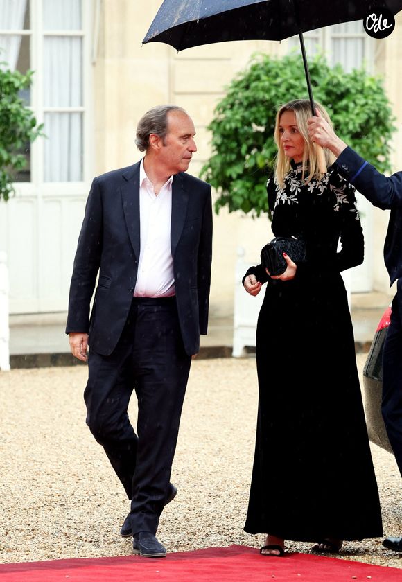 Xavier Niel, Pdg de Iliad et sa compagne Delphine Arnault - Arrivées des personnalités au dîner d'État en l'honneur du président brésilien et de sa femme au palais présidentiel de l'Élysée à Paris le 5 juin 2025.

Jacovides / Moreau / Bestimage