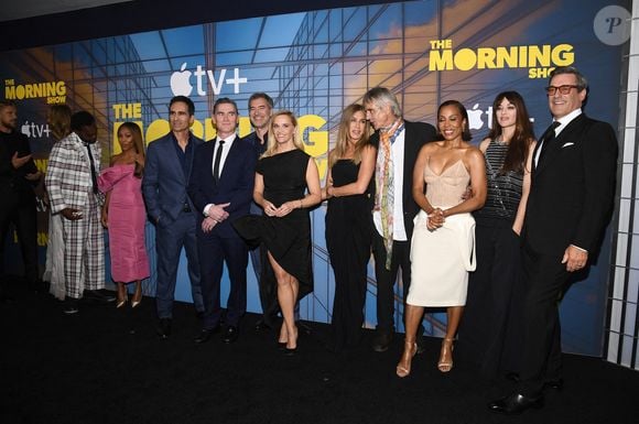 Ce mardi 9 septembre, c'était l'avant-première de la saison 4 de "The Morning Show".

Hannah Leder, William Jackson Harper, Nicole Beharie, Boyd Holbrook, Néstor Carbonell, Billy Crudup, Mark Duplass, Reese Witherspoon, Jennifer Aniston, Jeremy Irons, Karen Pittman, Marion Cotillard et Jon Hamm assistent à la première de la saison 4 de "The Morning Show" à New York, au Museum of Modern Art à New York, le 9 septembre 2025. 

Photo : Anthony Behar / SiPUS / ABACAPRESS.COM