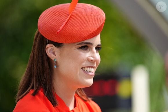 La Princesse Eugenie avant la présentation du trophée après les Hardwicke Stakes lors de la cinquième journée de Royal Ascot à l'hippodrome d'Ascot, Berkshire, Royaume-Uni, le 21 juin 2025. © John Walton/PA Wire/ABACAPRESS.COM