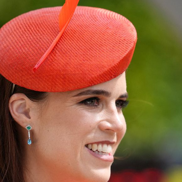 La Princesse Eugenie avant la présentation du trophée après les Hardwicke Stakes lors de la cinquième journée de Royal Ascot à l'hippodrome d'Ascot, Berkshire, Royaume-Uni, le 21 juin 2025. © John Walton/PA Wire/ABACAPRESS.COM