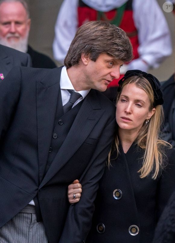Il n'est pas en bons termes avec son aîné, Ernst August de Hanovre Jr., en raison de son mariage, qu'il désapprouve

La princesse Ekaterina de Hanovre et le prince Ernst August de Hanovre - Service funéraire de Maximilien de Bade au château de Salem, Allemagne, le 13 janvier 2023. © Dana Press/Bestimage