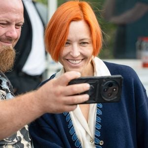 La chanteuse canadienne Natasha St-Pier arrive à l'enregistrement de l'émission "Vivement dimanche" à Paris, France, le 9 septembre 2025, et diffusée le 12 octobre 2025 sur France 3. © Jonathan Jacob/Bestimage
