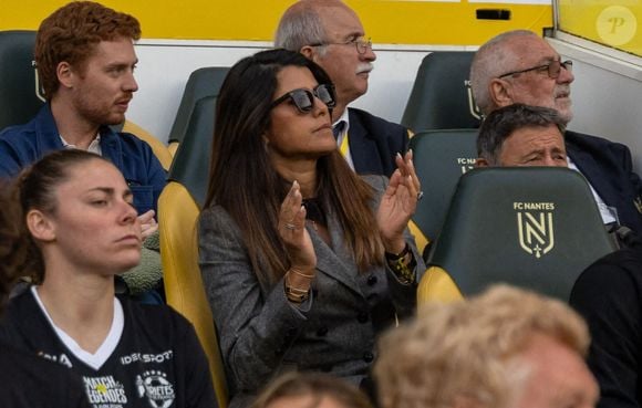 Karine Ferri au Match des Légendes du Variétés Club de France contre le FC Nantes au profit du Secours Populaire au stade de la Beaujoire à Nantes le 3 juin 2025.  

© Martin Bousseau/Bestimage