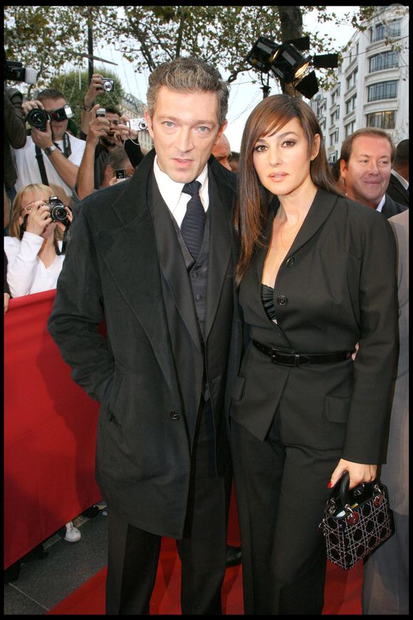 Vincent Cassel et Monica Bellucci - Premières des films "Mesrine : l'instinct de mort" et "Mesrine : l'ennemi public n°1" à l'UGC Normandie RINDOFF-BELLAK / BESTIMAGE