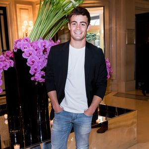 Exclusif - Clément Rémiens - Arrivées des people au dîner de la 9ème édition du "Global Gift Gala" d'E. Longoria à l'hôtel Four Seasons George V à Paris le 25 avril 2018. © Cyril Moreau/Bestimage