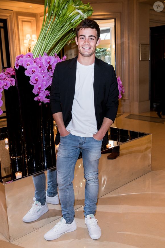 Exclusif - Clément Rémiens - Arrivées des people au dîner de la 9ème édition du "Global Gift Gala" d'E. Longoria à l'hôtel Four Seasons George V à Paris le 25 avril 2018. © Cyril Moreau/Bestimage