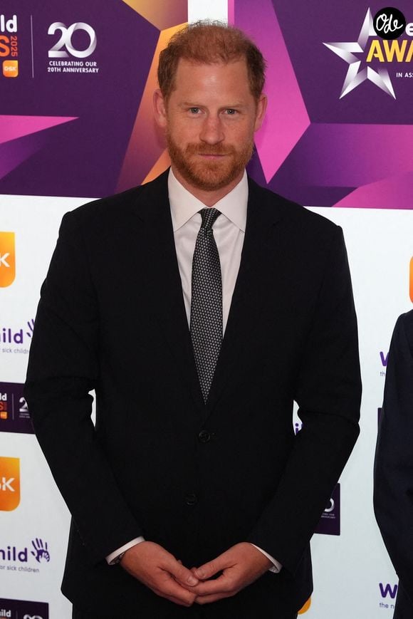 Le duc de Sussex assiste à la cérémonie annuelle des WellChild Awards 2025, qui rend hommage aux accomplissements et à la résilience des jeunes gravement malades et de leurs familles, à l'hôtel Royal Lancaster de Londres. Date de la photo : lundi 8 septembre 2025. ... WellChild Awards 2025 - Londres © Jonathan Brady/PA Wire. PA Photos/ABACA