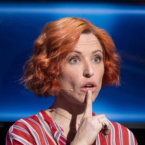 Exclusif - Natasha St-Pier lors de l'enregistrement de l'émission "100% logique" présentée par C. Feraud et qui sera diffusée le 11 octobre 2025 au Studio du Lendit à Saint-Denis, France, le 8 mars 2025. © Cyril Moreau/Bestimage