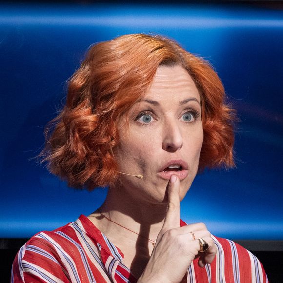 Exclusif - Natasha St-Pier lors de l'enregistrement de l'émission "100% logique" présentée par C. Feraud et qui sera diffusée le 11 octobre 2025 au Studio du Lendit à Saint-Denis, France, le 8 mars 2025. © Cyril Moreau/Bestimage