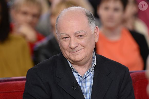 Claude Lemesle - Enregistrement de l'émission "Vivement Dimanche" à Paris le 25 Fevrier 2015. L'émission sera diffusée le 03 Mars. Invité principal Michel Fugain