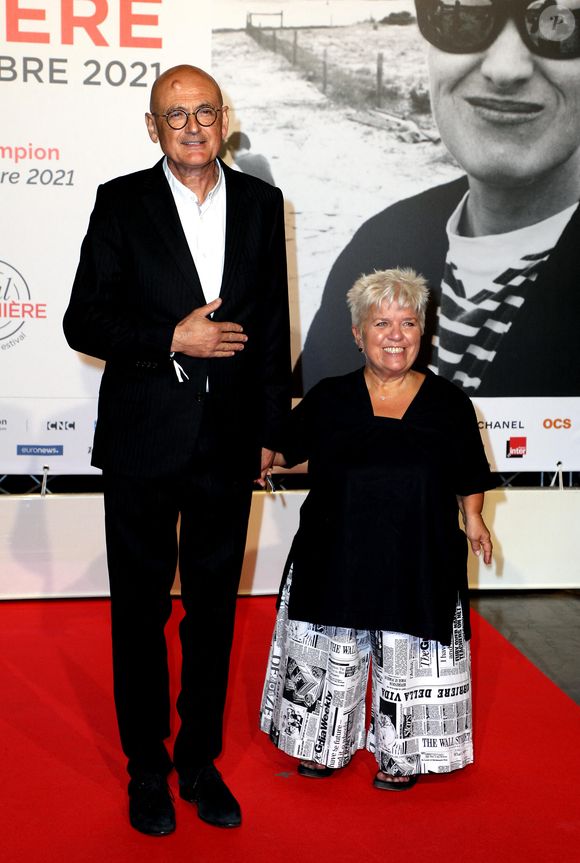 Benoist Gérard et Mimie Mathy à la cérémonie d'ouverture du Festival Lumière 2021 à Lyon, le 9 octobre 2021.

Photo : Dominique Jacovides / Bestimage