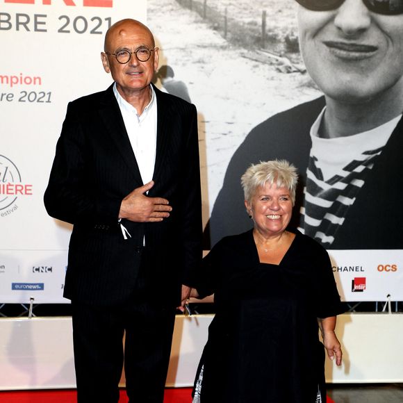 Benoist Gérard et Mimie Mathy à la cérémonie d'ouverture du Festival Lumière 2021 à Lyon, le 9 octobre 2021.

Photo : Dominique Jacovides / Bestimage