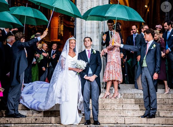 Mariage de la princesse Maria Laura de Belgique et William Isvy à Bruxelles le 10 septembre 2022 Pool / Photonews / Bestimage