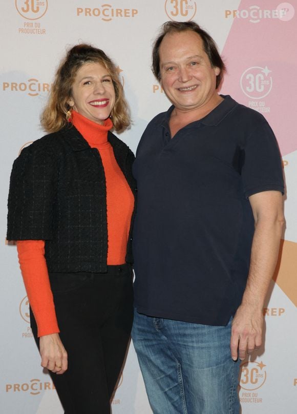 Juliette Tresanini et Christophe Favre - 30ème édition du prix du producteur français de télévision au Trianon à Paris le 16 décembre 2024. © Coadic Guirec/Bestimage