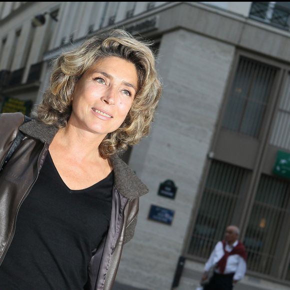 Marie-Ange Nardi - arrivées des invités au cocktail de rentrée de TF1 au Palais Brongniart à Paris. Photo par BORDENAVE-MOREAU / BESTIMAGE