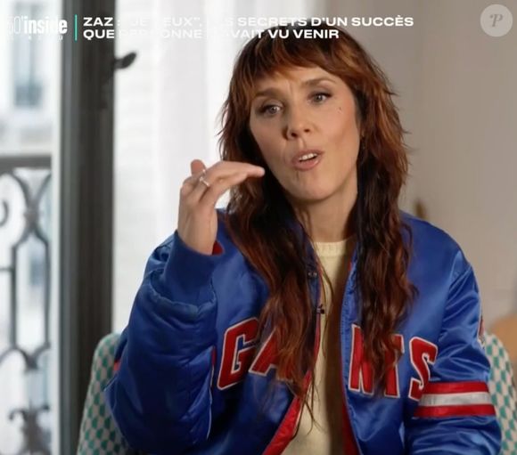 La chanteuse Zaz mise en avant dans "50' Inside" sur TF1 ce samedi 8 mars 2025. (Capture d'écran).