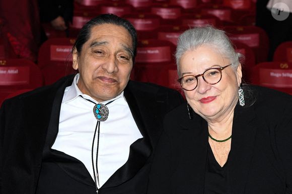 Josiane Balasko et George Aguilar assistent à la 50e cérémonie des César qui se tient à l'Olympia le 25 février 2025, à Paris, France. Photo par Aurore Marechal/ABACAPRESS.COM