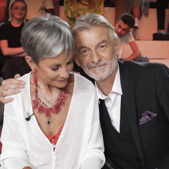 Exclusif - Isabelle Morini Bosc, Gilles Verdez - Sur le plateau de l’émission TPMP (Touche Pas à Mon Poste) présentée en direct par C.Hanouna et diffusée sur C8 - Paris le 8 septembre 2022 - © Jack Tribeca / Bestimage