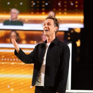 Exclusif - Cyril Féraud lors de l'enregistrement de l'émission "100% Logique", présentée par C.Féraud et diffusée le 24 janvier 2026 sur France 2, à Saint Denis, France, le 28 novembre 2025. © Jeremy Melloul/Bestimage