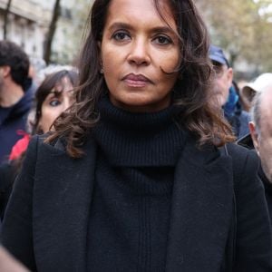 Karine le Marchand - Marche pour la République et contre l'antisémitisme à Paris le 12 novembre 2023.

© Denis Guignebourg  / Bestimage