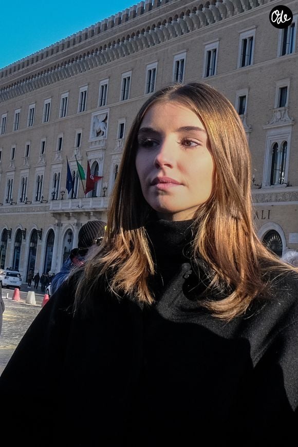 Vittoria de Savoie lors du 146ème anniversaire de la Garde d'honneur du Panthéon au monument Victor-Emmanuel II (Altare della Patria - Autel de la Patrie) à Rome, le 21 janvier 2024 © LaPresse / Panoramic / Bestimage