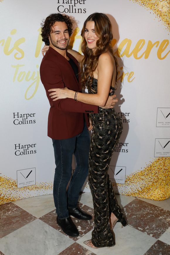Iris Mittenaere (Miss France, Miss Univers 2016 et Danse avec les Stars 2018) et son danseur de DALS Anthony Colette - Soirée de lancement du livre "Toujours y croire" de Miss France et Miss Univers 2016 I.Mittenaere à l'hôtel Vernet à Paris, France, le 6 novembre 2018. © CVS/Bestimage