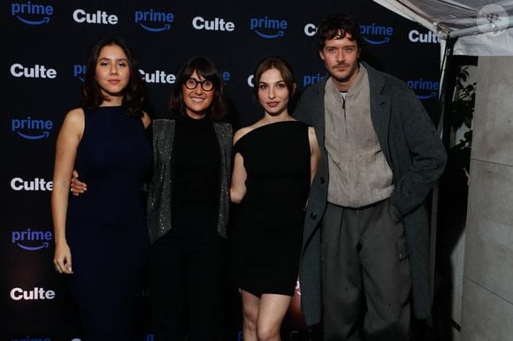 Anaïde Rozam, Alexia Laroche-Joubert, Marie Colomb, César Domboy - Avant-première de la série "Culte" à la Villa Culte à Paris. Le 9 octobre 2024
© Christophe Clovis / Bestimage