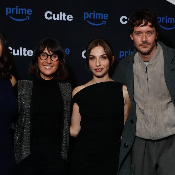 Anaïde Rozam, Alexia Laroche-Joubert, Marie Colomb, César Domboy - Avant-première de la série "Culte" à la Villa Culte à Paris. Le 9 octobre 2024
© Christophe Clovis / Bestimage