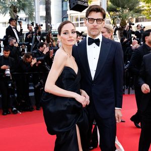 Olivia Palermo et son mari Johannes Huebl - Montée des marches du film " Fjord " lors du 79ème Festival International du Film de Cannes, le 18 mai 2026. © Jacovides-Moreau / Bestimage
