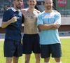 Le groupe de rock alternatif californien s’est reformé en septembre dernier, 7 ans après la mort de son chanteur, Chester Bennington

Mike Shinoda, Chester Bennington et Dave Farrell - Le groupe Linkin Park rencontre ses fans lors d'un match de football au stade annexe du Stade de France à Saint-Denis le 11 juin 2014. Veeren -Christophe Clovis / Bestimage