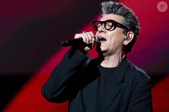 Exclusif - Marc Lavoine - Enregistrement de l'émission "La fête de la chanson française" à Paris, présentée par L.Thilleman et A.Manoukian, et diffusée le 20 décembre sur France 3 © Pierre Perusseau / Bestimage