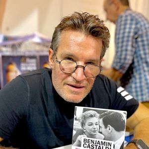 Benjamin Castaldi - Foire du Livre de Brive 2024 à la Halle Georges Brassens de Brive-la-Gaillarde le 8 novembre 2024.
© Fabien Faure / Bestimage