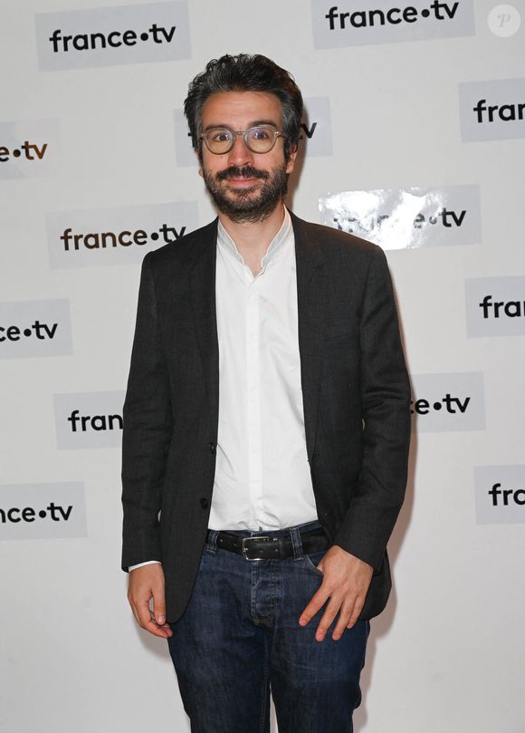 Stéphane Sitbon-Gomez (directeur des antennes et des programmes de France Télévisions) - Conférence de presse pour le Téléthon 2021 au Wake Up Café à Paris le 4 novembre 2021. La 35ème Edition du Téléthon - J-28 jours se déroulera les 3 et 4 décembre. © Coadic Guirec/Bestimage