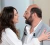 Par le passé, Kad Merad a fréquenté Emmanuelle Cosso
Kad Mérad et son ex-femme Emmanuelle Cosso-Mérad - Enregistrement de l'émission "Vivement Dimanche" à Paris le 28 mai 2014. L'émission sera diffusée le 22 juin 2014.
Crédit : COADIC GUIREC / BESTIMAGE